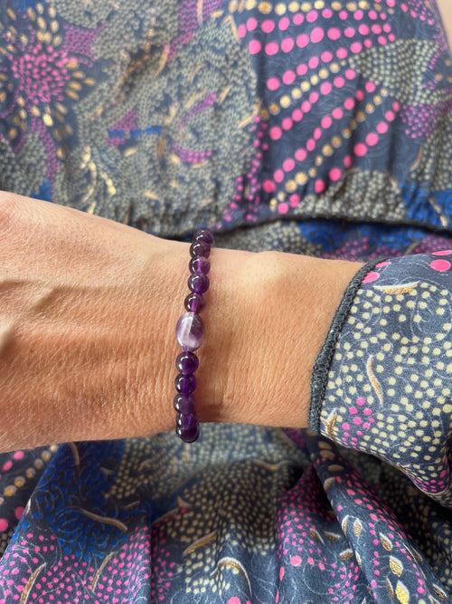 Ametyst armbånd petite