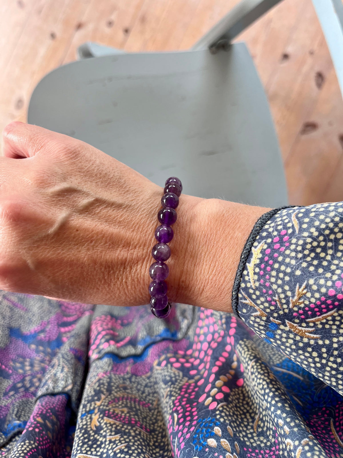 Ametyst armbånd medio