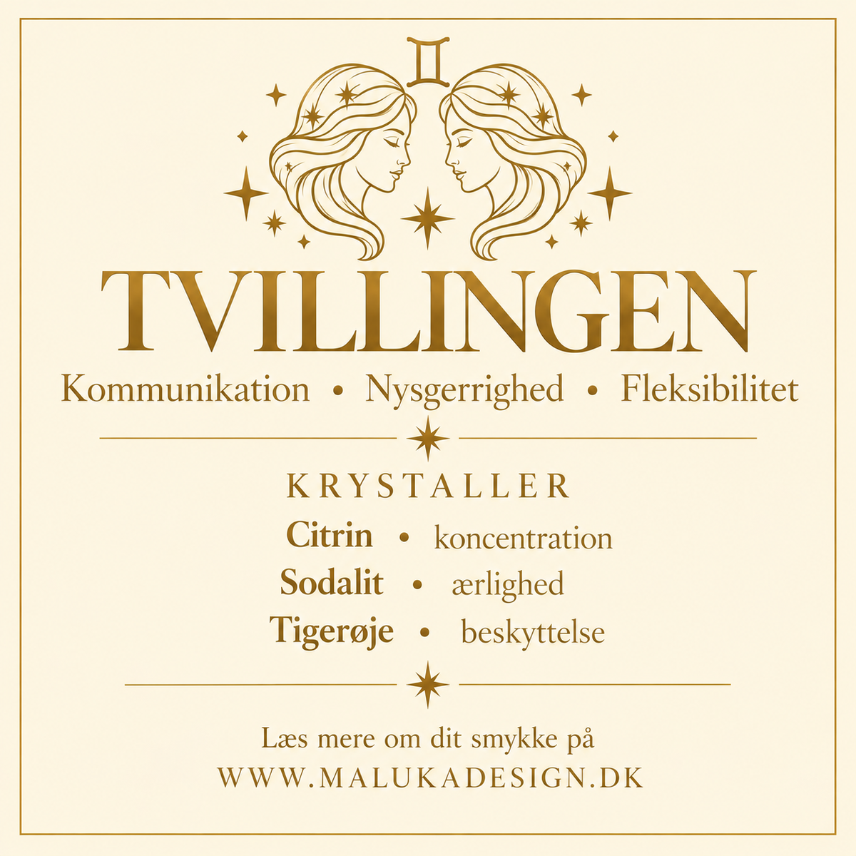 TVILLINGERNE armbånd Chunky